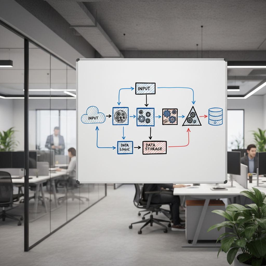 Workflow diagram showing automated message triggers from inspection findings to customer notifications