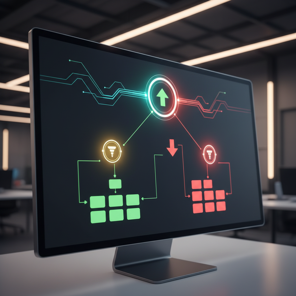 Diagram showing how review gating filters customer feedback before public posting