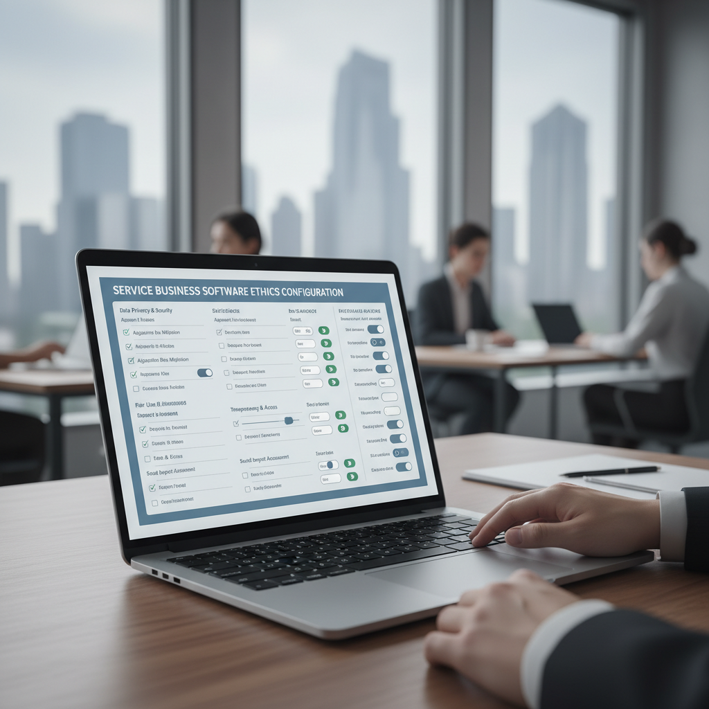 Service business software ethical configuration checklist